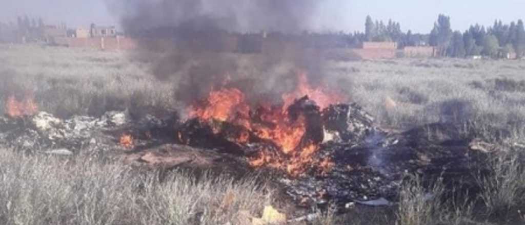 Trágico accidente de una avioneta en Neuquén dejó dos fallecidos