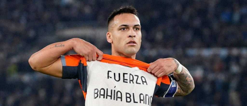 Golazo de Lautaro y emotiva dedicatoria para Bah&iacute;a Blanca