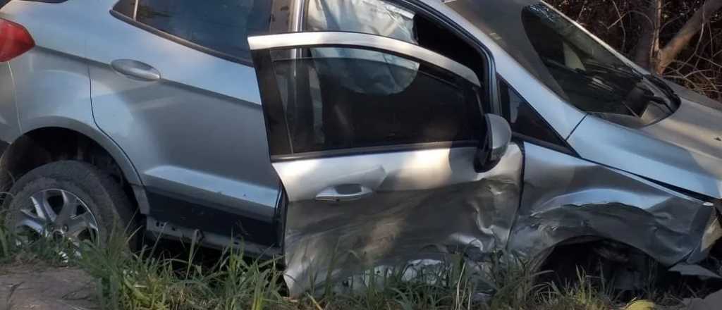 Persecución y choque de dos ladronas en Rivadavia