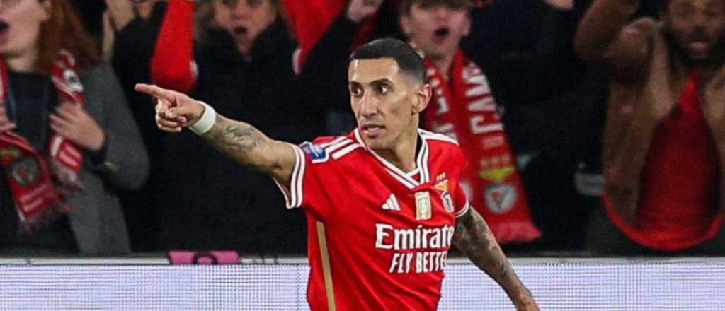 Video: lindo gol de Di Mar&iacute;a para el pase del Benfica a semis