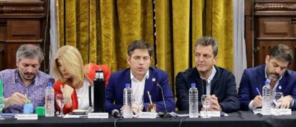 Apareció Massa con Kicillof y Máximo Kirchner