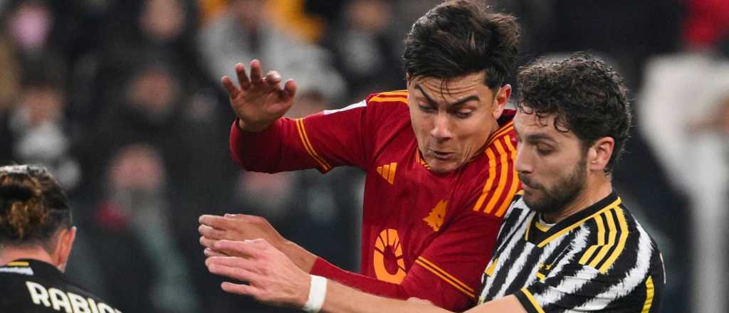 Con Paredes y Dybala, Roma sufri&oacute; una dura derrota ante Juventus