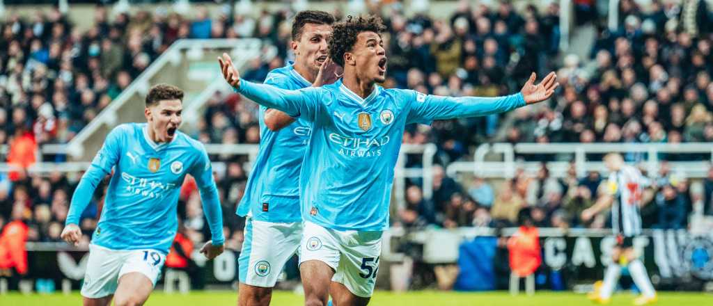 Con Julián Álvarez, el City le ganó un partidazo tremendo a Newcastle