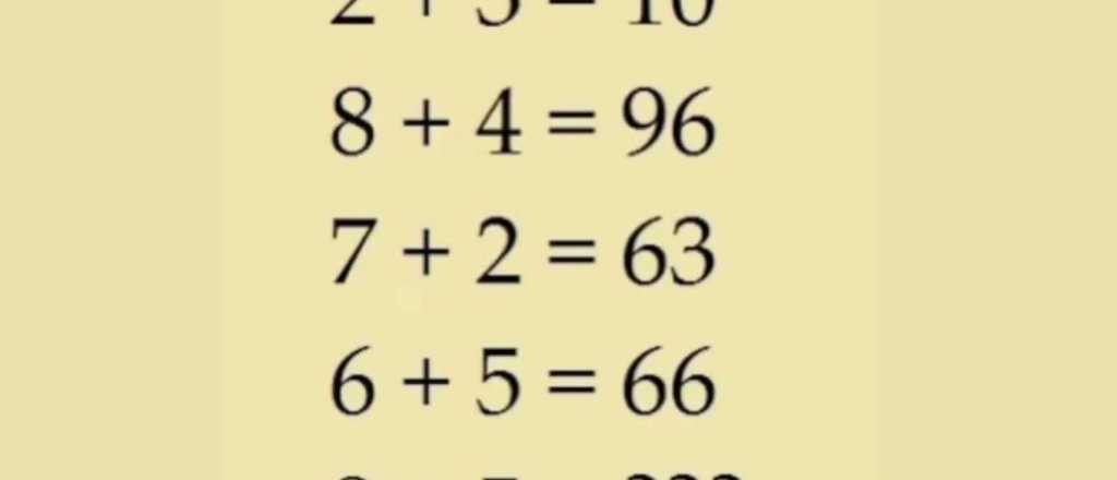 Acertijo matem&aacute;tico, solo los habilidosos pueden resolverlo