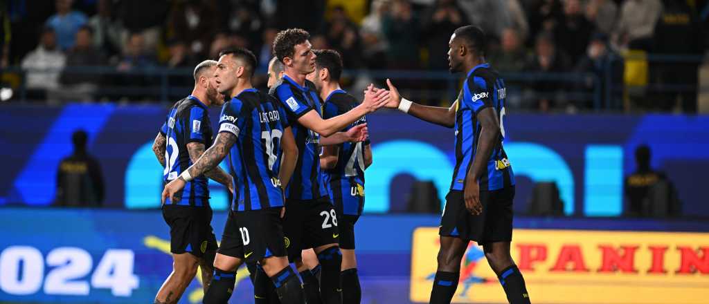El Inter de Lautaro goleó a Lazio y es finalista de la Supercopa de Italia
