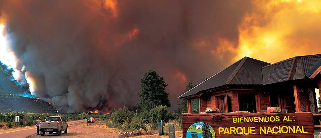 Incendio en Parque Nacional Los Alerces: son casi 600 hectáreas afectadas