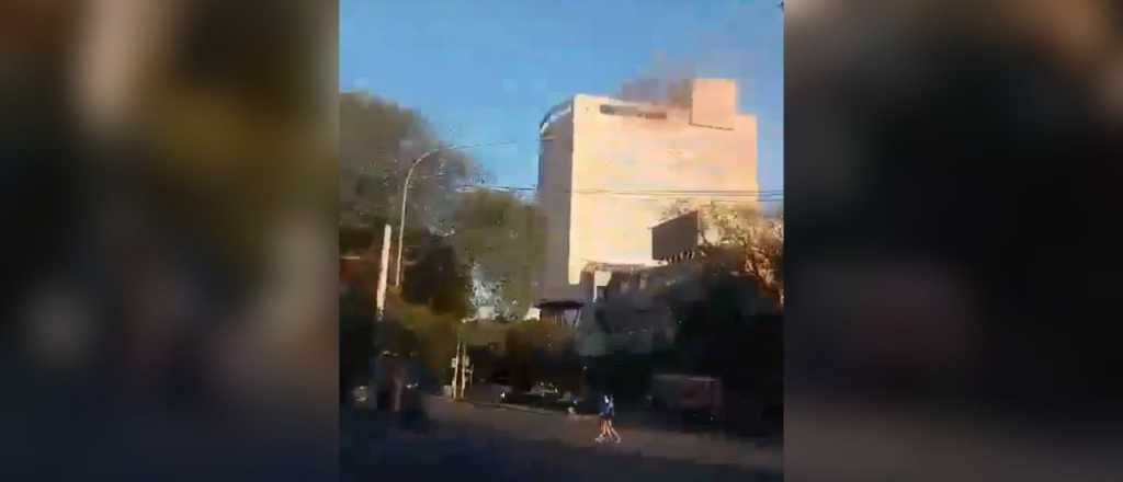 Video: incendio en un lujoso hotel de San Rafael