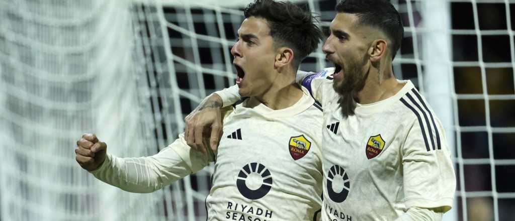 Dybala volvi&oacute; al gol y Roma derrot&oacute; 2 a 1 a Salernitana