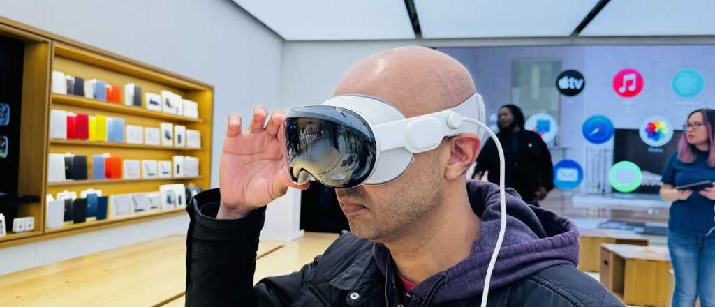Locura por los lentes de realidad mixta de Apple "Vision Pro" de U$S3.500