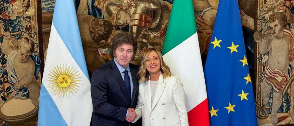 "Una señal de confianza": Milei se reunió con Meloni y Mattarella en Italia