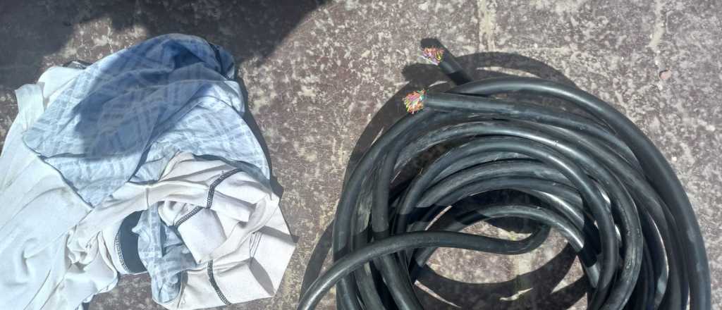 Tres detenidos por robar cables en Godoy Cruz y Capital