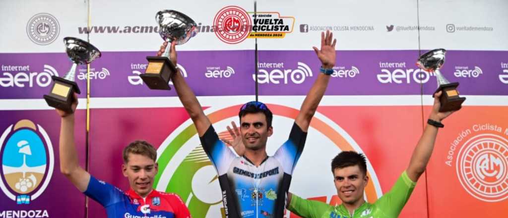 Alejandro Quilci ganó la segunda etapa de la Vuelta Ciclista de Mendoza