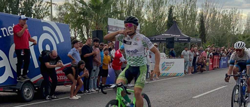 Leo Cobarrubia ganó la cuarta etapa de la Vuelta de Mendoza
