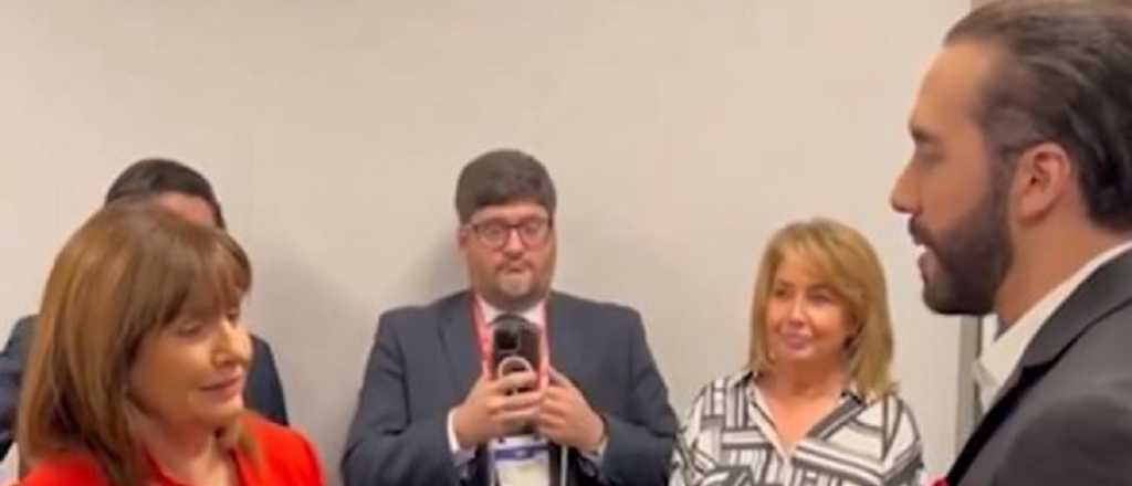 Bullrich le cont&oacute; a Bukele que quiere aplicar su modelo de seguridad