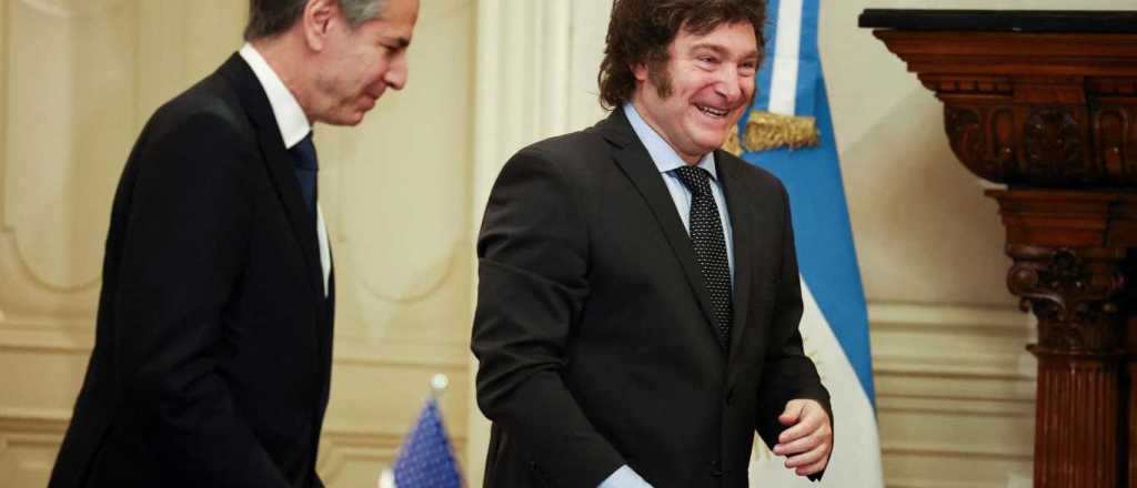 Milei se reunió con el secretario de Estado norteamericano