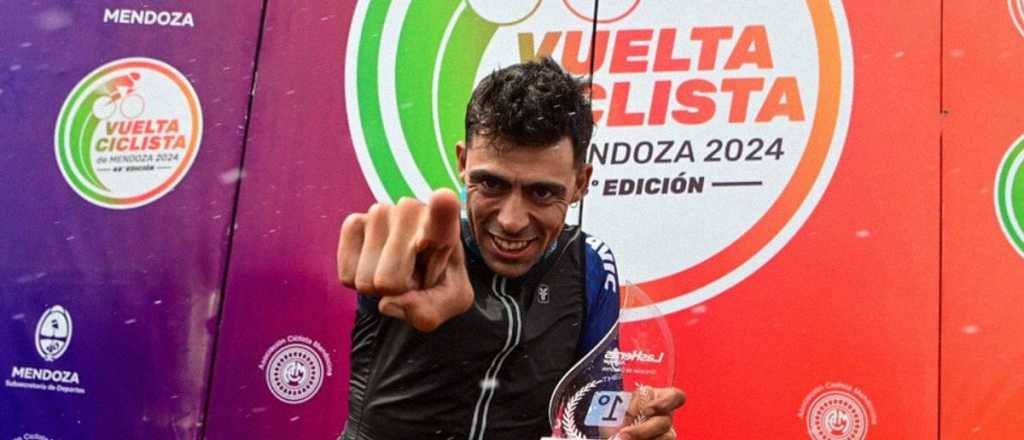 Laureano Rosas, una vez m&aacute;s, campe&oacute;n de la Vuelta de Mendoza