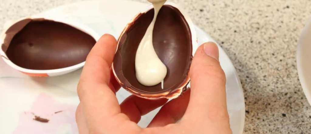 C&oacute;mo preparar huevo de Pascuas caseros tipo Kinder