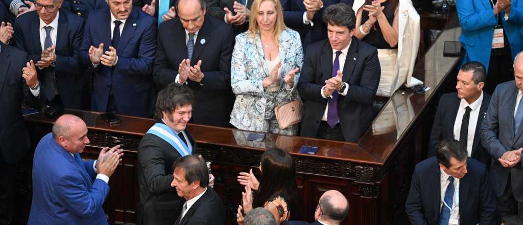 Las mejores fotos del discurso de Milei ante la Asamblea Legislativa
