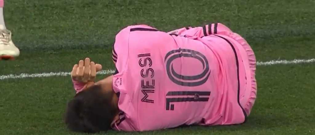 Paralizó los corazones: el brutal planchazo que casi lesiona a Messi 