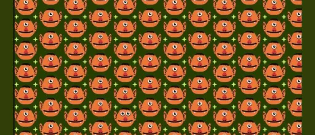 Acertijo visual: ¿podés encontrar a la única cara distinta al resto?