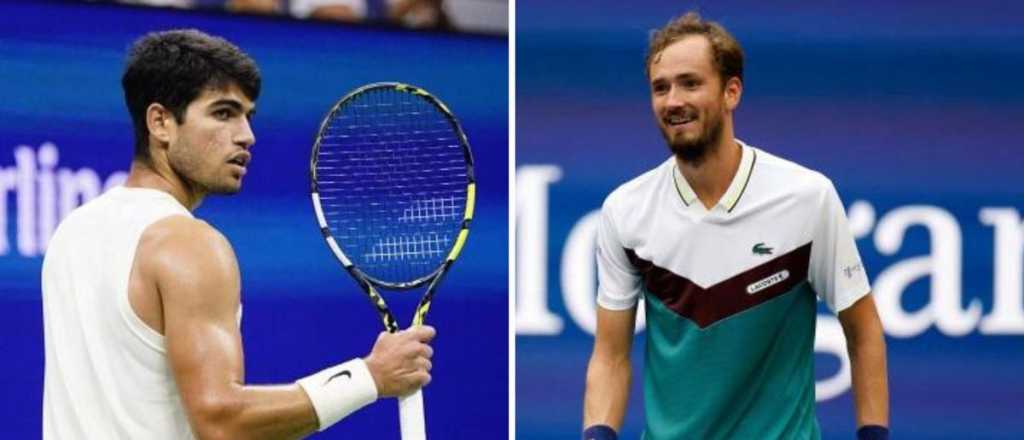 ¡Partidazo! Medvedev y Alcaraz definen el título en Indian Wells