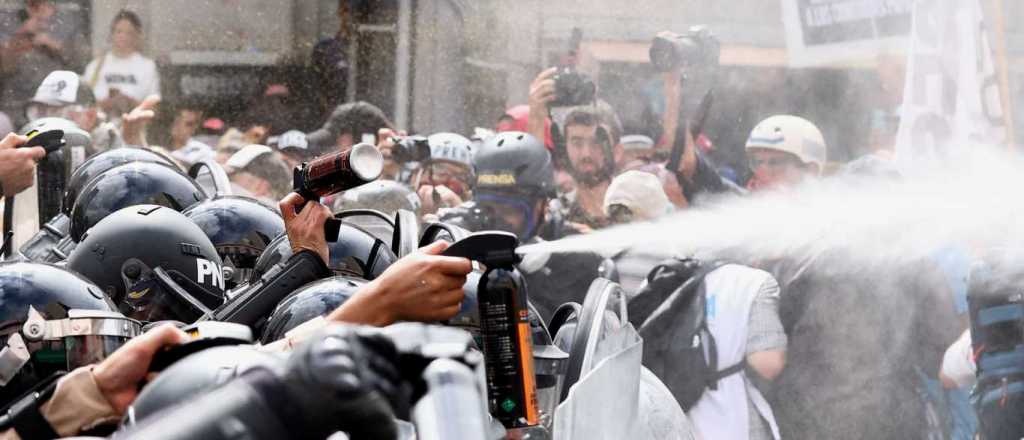Enfrentamientos entre piqueteros y la Policía en Buenos Aires
