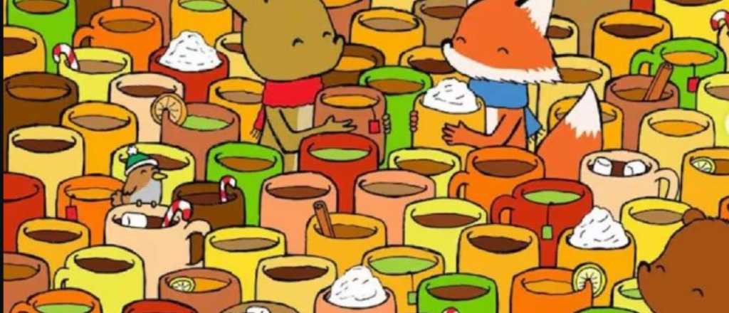 Acertijo visual: &iquest;d&oacute;nde se encuentra la taza vac&iacute;a en la imagen?