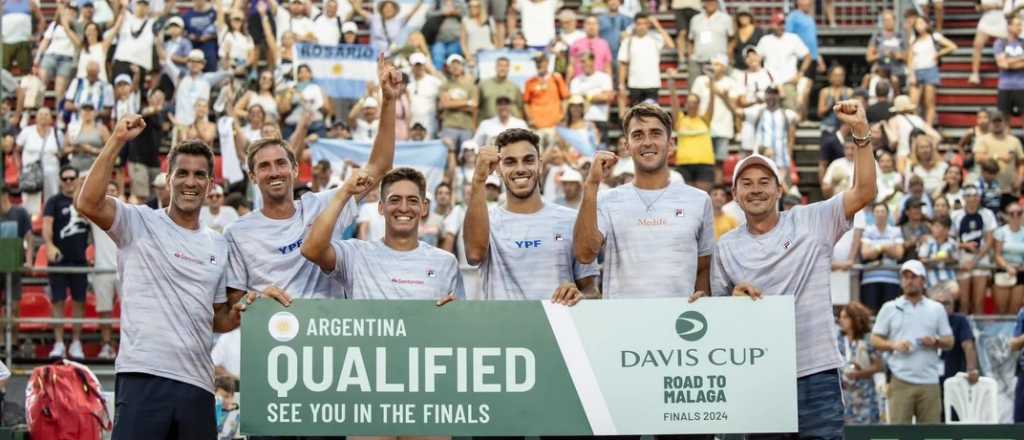 Contra qué países jugará Argentina las Finales de Copa Davis