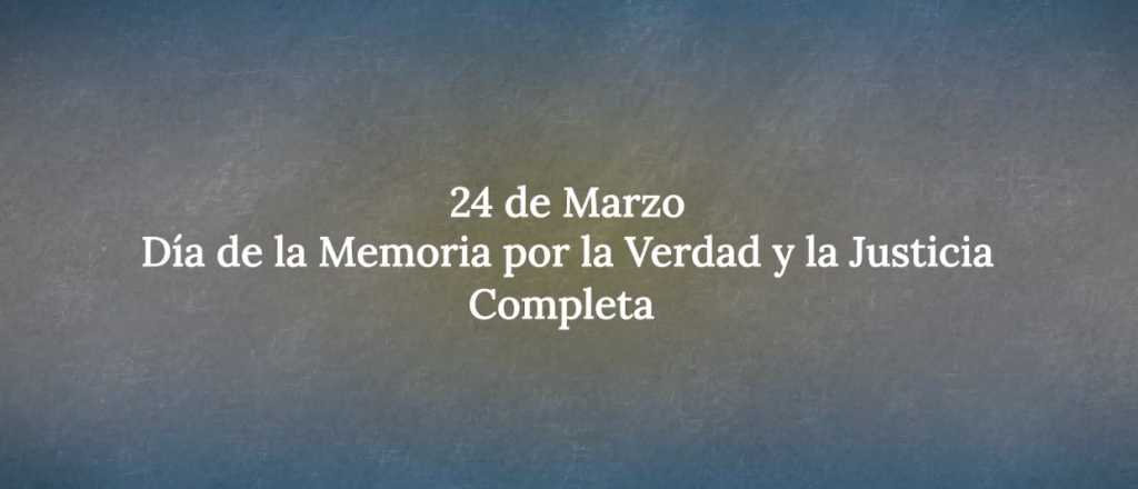 "Memoria completa", el polémico video del Gobierno por el 24 de marzo