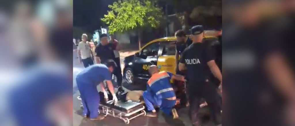 En un robo, un taxista fue golpeado salvajemente en el Oeste de Godoy Cruz