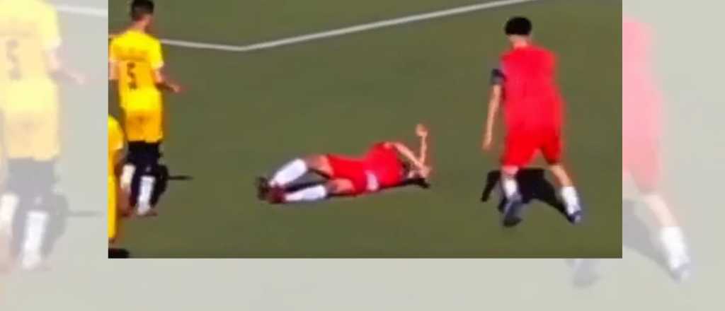 Video: la escalofriante jugada por la que murió un jugador de 17 años