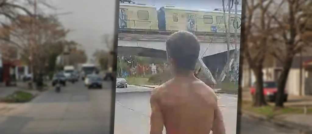 Video: atrapó a un ladrón, lo desnudó y lo hizo correr por la calle