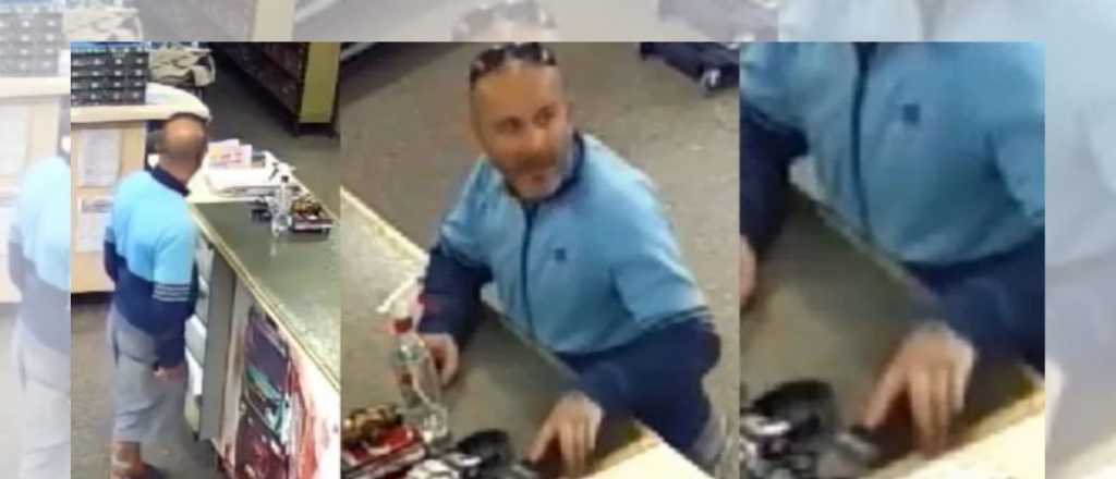 San Rafael: rob&oacute; un celular y qued&oacute; escrachado en las c&aacute;maras de un local