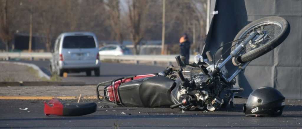 Un motociclista chileno sufrió un accidente en Malargüe y fue internado