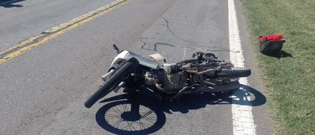 Murió un motociclista en un choque sobre ruta 40 en Luján de Cuyo