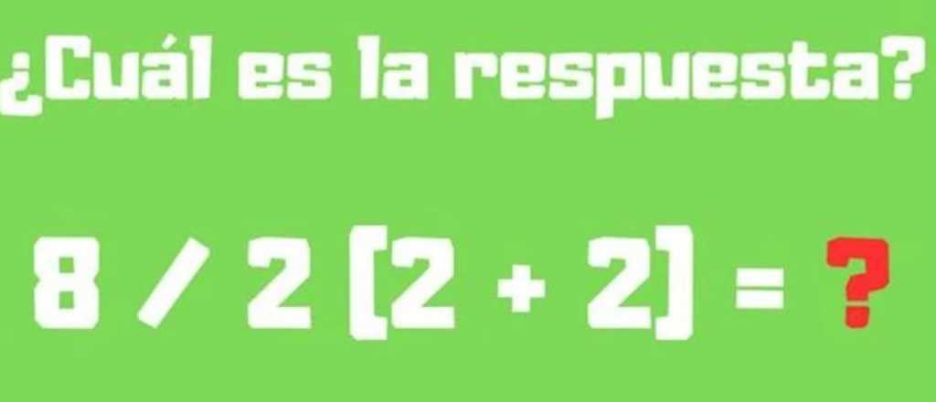 Reto matem&aacute;tico: demostr&aacute; tu habilidad mental y resolv&eacute; la consigna