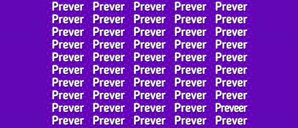 Sopa de letras: ¿podés encontrar la palabra "preveer"?