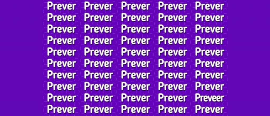 Sopa de letras: ¿podés encontrar la palabra "preveer"?
