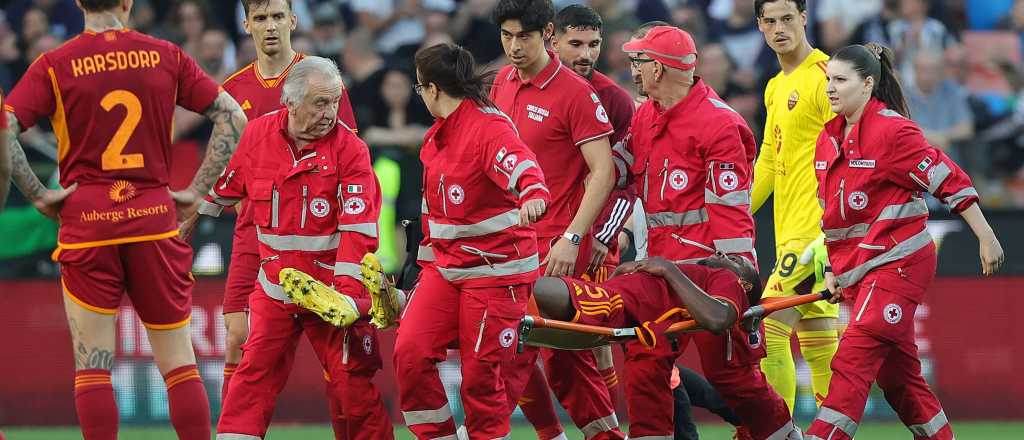 Udinese-Roma, suspendido por los dolores en el pecho de un futbolista