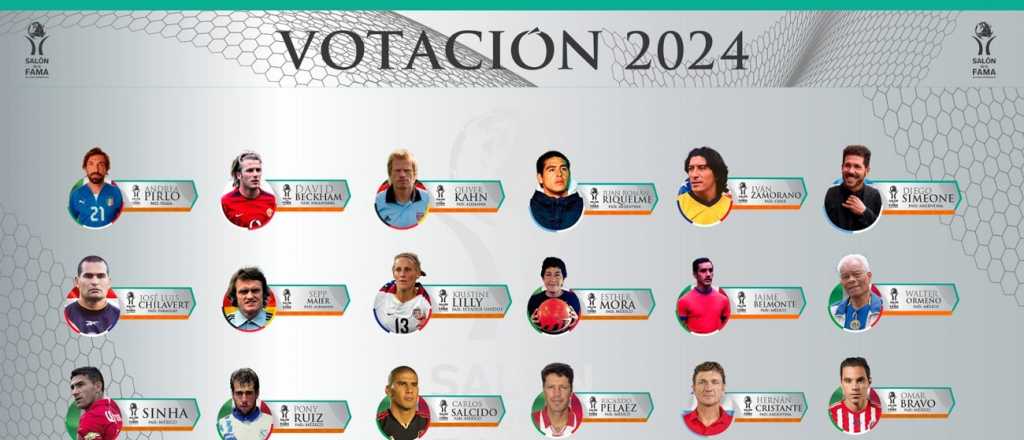 Dos argentinos integran la 12&deg; generaci&oacute;n en el Sal&oacute;n de la Fama de FIFA