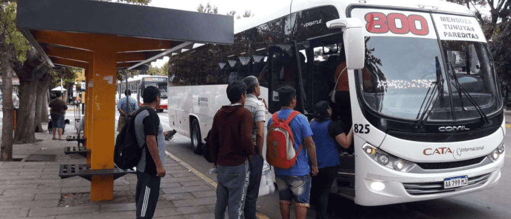 Cu&aacute;nto costar&iacute;a el boleto de micros desde el Valle de Uco a la Ciudad Capital