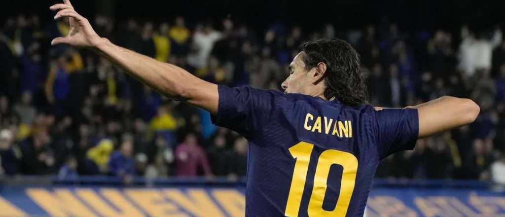 Video: "atrapó" la flecha de Cavani y Boca le dio una gran sorpresa