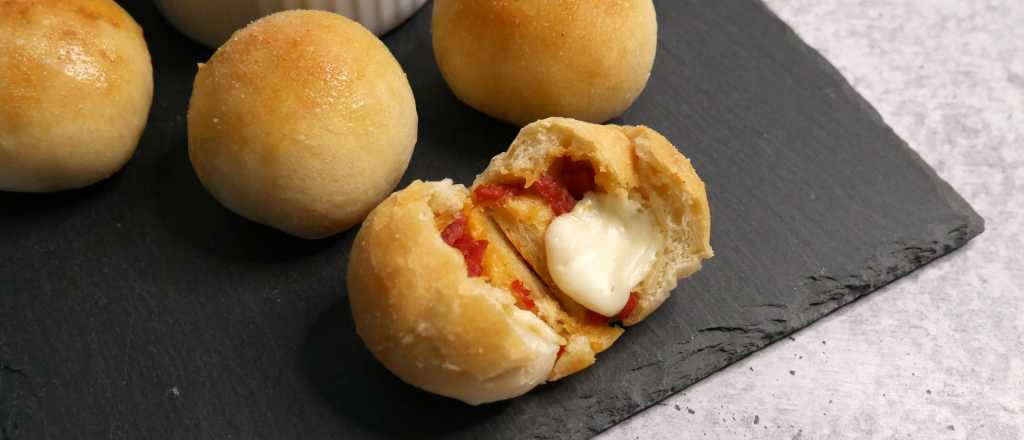 Bolitas de pizza, f&aacute;ciles y ricas