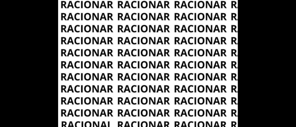 Sopa de letras: &iquest;pod&eacute;s encontrar la palabra "racional"?