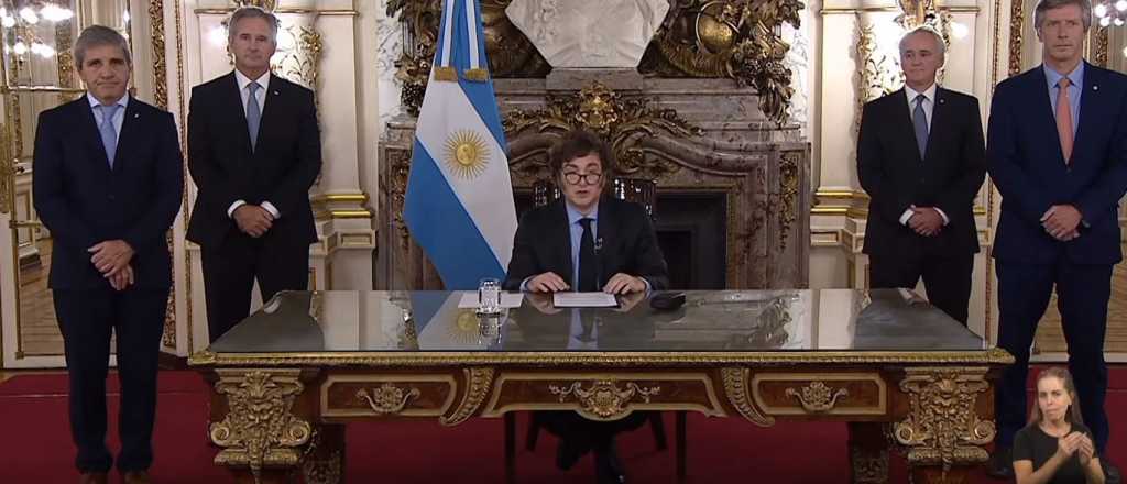 Milei asegur&oacute; que el super&aacute;vit fiscal logrado "es una haza&ntilde;a mundial"