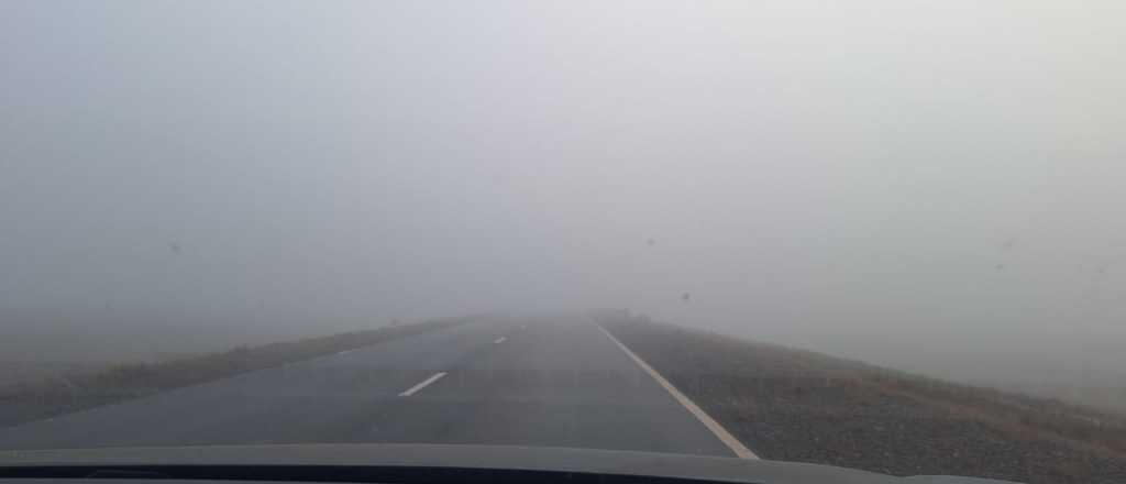 Alerta por neblina en la Ruta 40 camino a San Rafael
