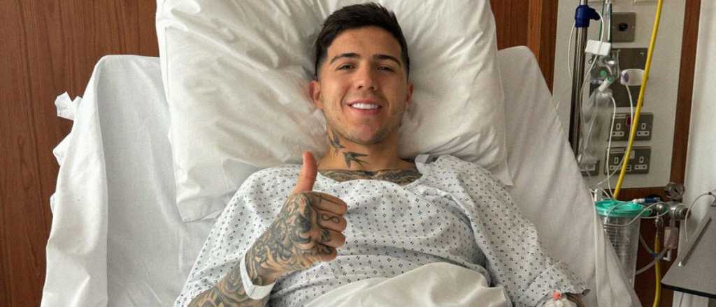 Enzo Fernández fue operado de una hernia inguinal: "Voy a volver más fuerte"
