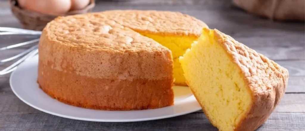 La receta verdadera para hacer un bizcochuelo rápido, fácil y delicioso