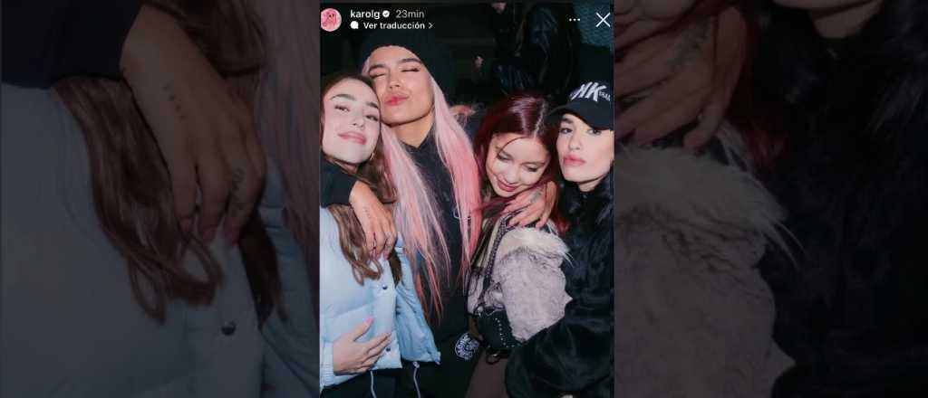 Karol G, Lali y Nicki Nicole juntas en noche de diversi&oacute;n