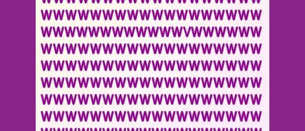 Sopa de letras: encuentra la letra "V" en menos de 5 segundos